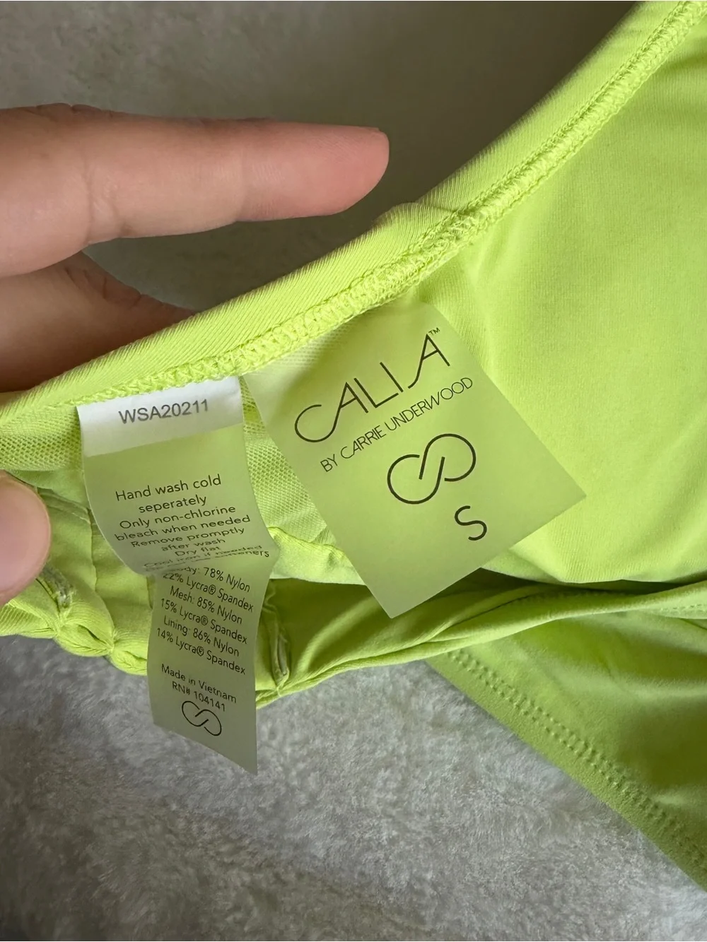 Calia Swim Top Size Small